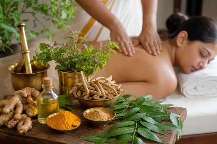 ayurveda herbs india massage - Ayurweda - mądrość czy marketing