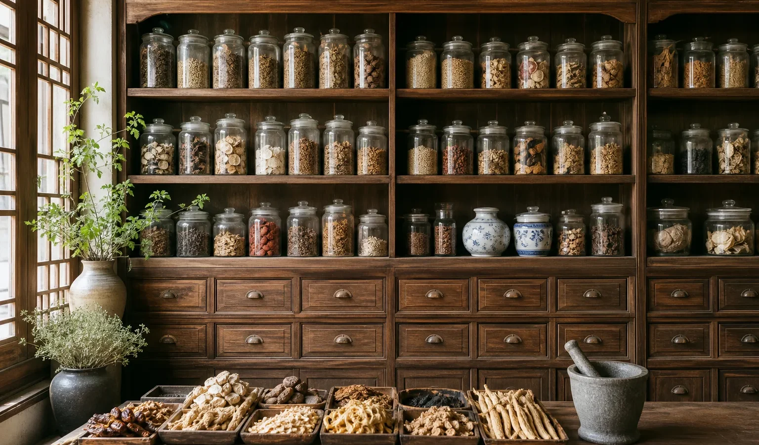 traditional chinese medicine herbs pharmacy - Medycyna chińska (TCM) - co mają dowody