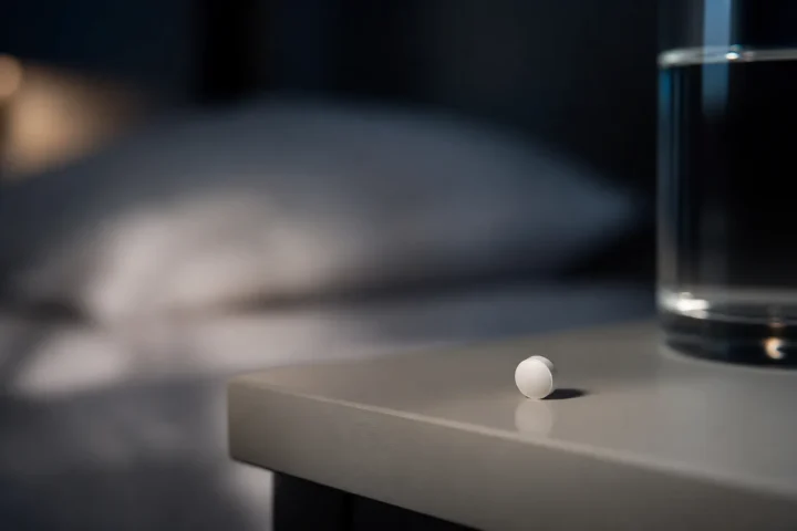 melatonin sleep pill night - Melatonina - hormon snu, dawka i ryzyka
