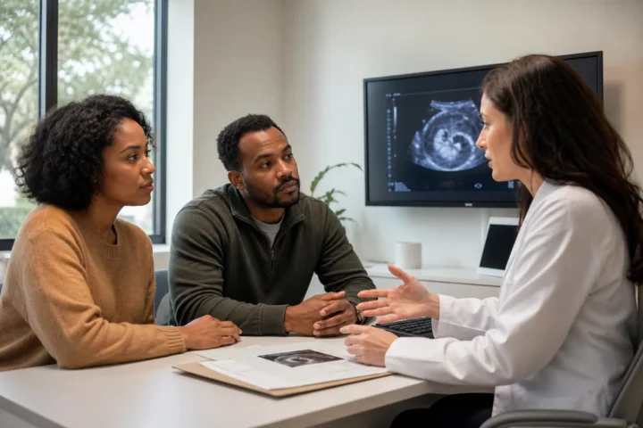 infertility couple consultation doctor - Niepłodność - suplementy a dowody