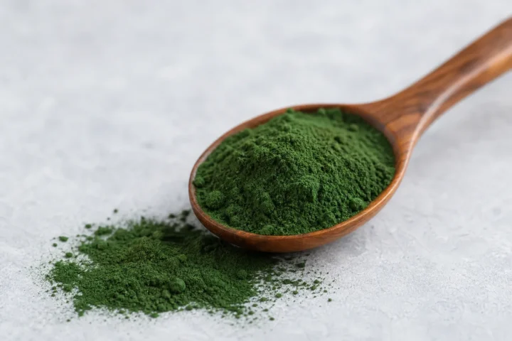 spirulina algae powder green - Spirulina - superfood czy zwykła kostka
